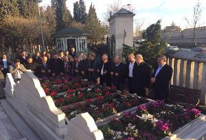 Merhum Başbakan Prof.Dr.Necmettin Erbakan'ı Kabri Başında Andık