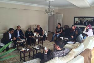 Şeçim Çalışmalarında bugünkü misafirlerimiz Ö. Faruk Aydemir,Buğra Bağbur.