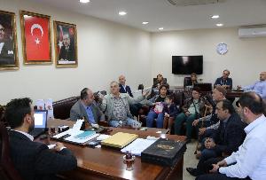 Kentsel Dönüşüm Derneği'nin ilçe başkanımıza hayırlı olsun ziyareti