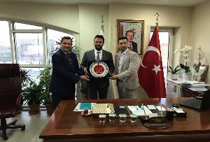 OĞUZ-DER yöneticileri İlçe Başkanımıza hayırlı olsun ziyaretinde bulundu.