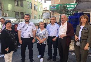 Veliefendi mahallesi sakinleri ve Pazar esnafı  Ziyareti..