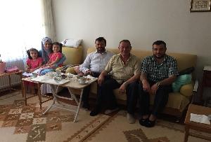 Hac İbadetini Yerine Getiren Hasan durkaya hemşerimizi ziyaret ettik.