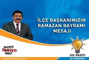 Ramazan Bayramınızı En İçten Dileklerimle Kutlarım